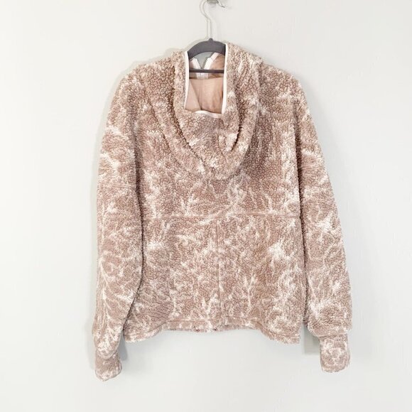 Prana women's polar escape half zip teddy fuzzy cozy warm long‎ sleeve pullover - Picture 6 of 11